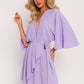 MOE Europen Women's Mini Flare Wrap Dress