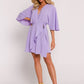 MOE Europen Women's Mini Flare Wrap Dress