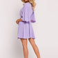 MOE Europen Women's Mini Flare Wrap Dress