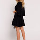 MOE Europen Women's Mini Flare Wrap Dress