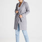 FIGL Classic Unbuttoned Belted European Coat