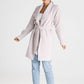 FIGL Classic Unbuttoned Belted European Coat