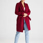 FIGL Classic Unbuttoned Belted European Coat