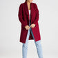FIGL Classic Unbuttoned Belted European Coat