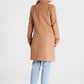 FIGL Classic European Collar Padded Coat with Buttons