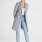FIGL Classic European Collar Padded Coat with Buttons