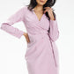 AWANA Sophisticated Knee-length Wrap Dress