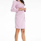 AWANA Sophisticated Knee-length Wrap Dress