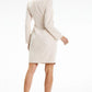 AWANA Sophisticated Knee-length Wrap Dress