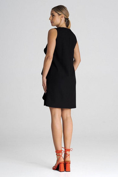 FIGL Women's Sleeveless Mini Cocktail Dress