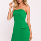 MOE Women's European Mini Corset Strapless Dress