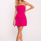MOE Women's European Mini Corset Strapless Dress