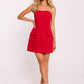 MOE Women's European Mini Corset Strapless Dress