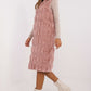AT European Textured Plush Calf-length Hooded Vest/Gilet