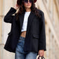 ROCO FASHION Women's European Oversized Casual Blazer Jacket