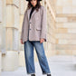 ROCO FASHION Women's European Oversized Casual Blazer Jacket