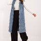 AT European Textured Plush Calf-length Hooded Vest/Gilet