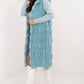 AT European Textured Plush Calf-length Hooded Vest/Gilet