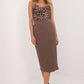 RELEVANCE Women's Cotton European Midi Pencil Skirt