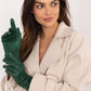 AT Women's Leather European Touche Screen Gloves with Decorative Buttons
