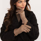 AT Women's Leather European Touche Screen Gloves with Decorative Buttons