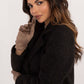 AT Women's Leather European Touche Screen Gloves with Decorative Buttons