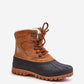 LEE COOPER Brown Women's European Ankle-high Snow boots with Leather &Rubber Material