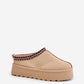 STEP IN STYLE Beige European Snow Slipper-Boots with Thick Platform
