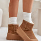 STEP IN STYLE Brown Suede European Women's Snow boots