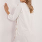 Relevance Women's European-made Casual Cotton Knee-length Dress with Floral print front