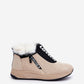 STEP IN STYLE Women's Suede Winter European Sneakers/Sport Shoes with Fur