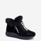 STEP IN STYLE Women's Suede Winter European Sneakers/Sport Shoes with Fur