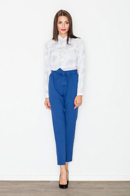 FIGL Women Belted Professional Trousers