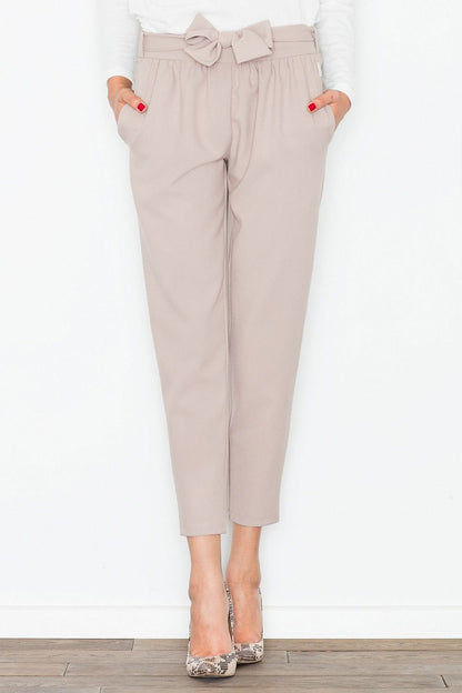 FIGL Women Belted Professional Trousers
