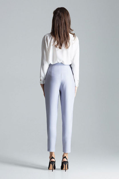 FIGL Women's Classic Trousers with Pleat at Waist