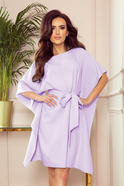NUMOCO Women's Full size Casual European Polyester Butterfly Above-the-knee Dress