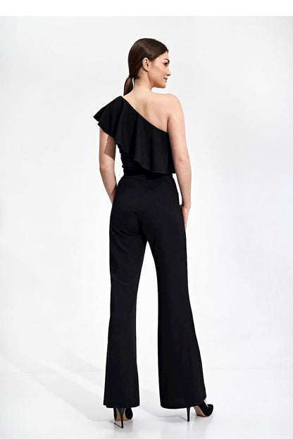 FIGL Women's Bell-Shaped Casual Stretched Trousers