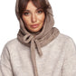 BE KNIT Women's European-made Knitted Infinity Scarf/Hood