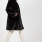 OCH BELLA Luxurious European Knee-length Fur Coat with Side Pockets