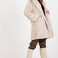 OCH BELLA Luxurious European Knee-length Fur Coat with Side Pockets