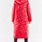 AWANA's European Long Quilted Windshield Coat with large Hood
