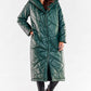 AWANA's European Long Quilted Windshield Coat with large Hood