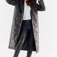 AWANA's European Long Quilted Windshield Coat with large Hood