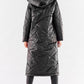 AWANA's European Long Quilted Windshield Coat with large Hood