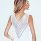 ELDAR Women's Sexy Sleepwear Tank with Laced Straps and Plunged Back