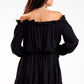 Awama Women's Casual Off-the-Shoulders European Sundress