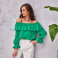 ROCO FASHION WOmen's Off-the-Shoulders Versetail Top made in Poland