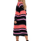 MOE Women's Multicolor Long Opened Contemporary-Style Sweater Cardigan - European-made