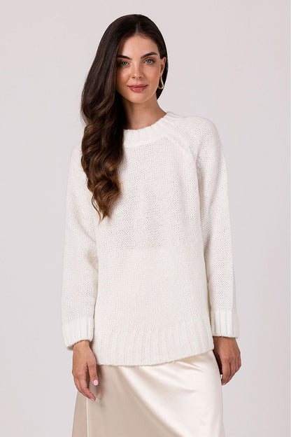 BE KNIT Wool-blend Women's Batwings Knitted Sweater- European-made & Imported