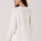 BE KNIT Wool-blend Women's Batwings Knitted Sweater- European-made & Imported